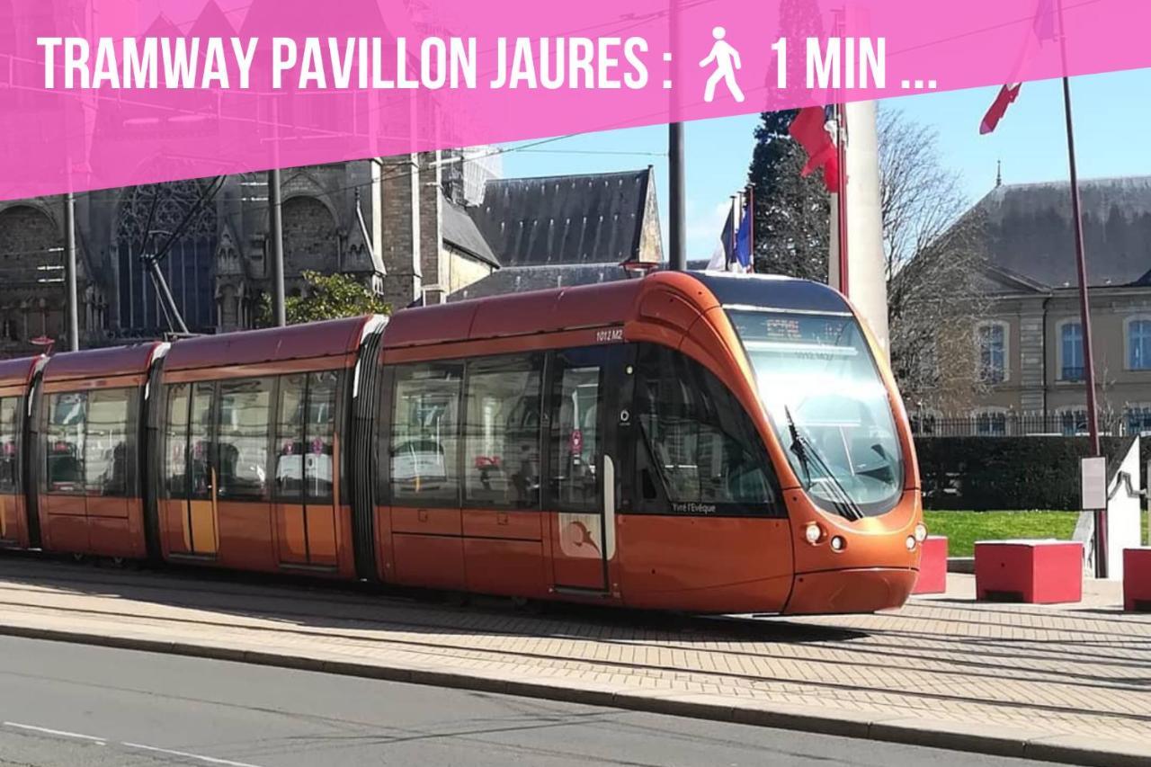 Tramway 12 Jaures Cosy Proche Gare Daire Le Mans Dış mekan fotoğraf