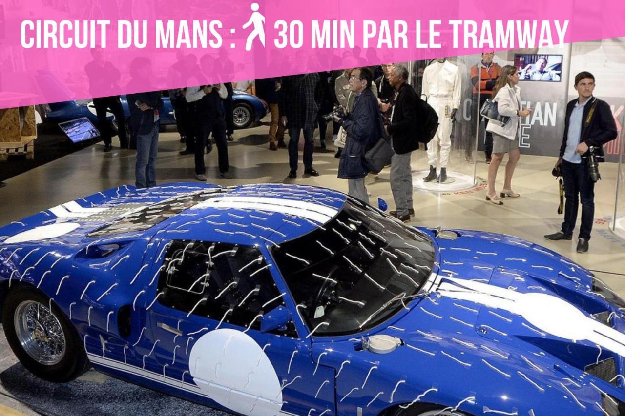 Tramway 12 Jaures Cosy Proche Gare Daire Le Mans Dış mekan fotoğraf